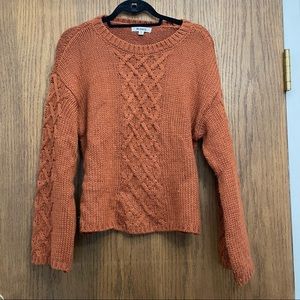 BB Dakota burnt orange sweater size medium